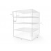 FixtureDisplays® Clear Acrylic Locking Showcase - Removable Shelf - Ideal for Candy, Food, Jewelry, and Cellphones 100828